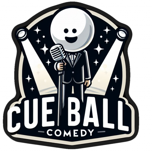 Cue Ball Comedy - Die Cut Logo